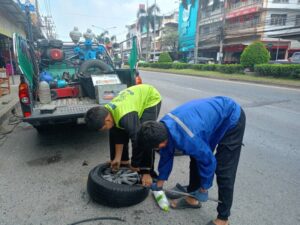 บริการปะยาง.com รับปะยาง เปลี่ยนยาง นอกสถานที่ 9